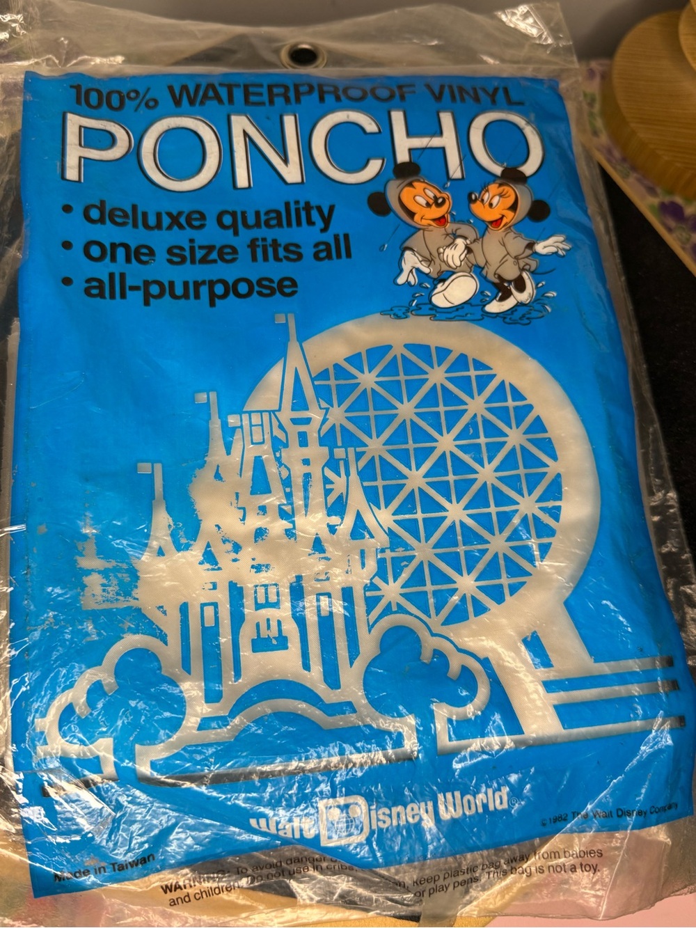 Vintage Walt Disney World Poncho